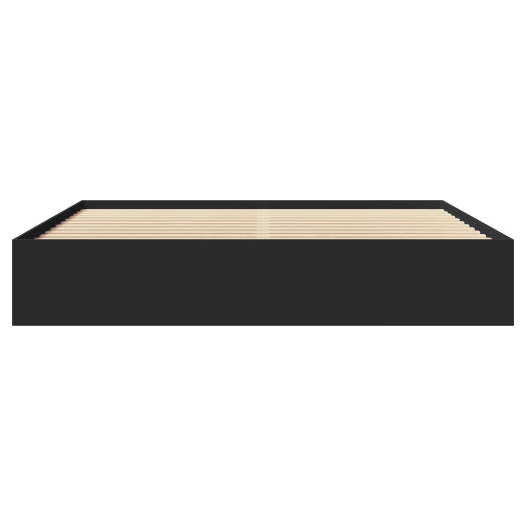 Bettgestell ohne Matratze Schwarz 180x200 cm Holzwerkstoff