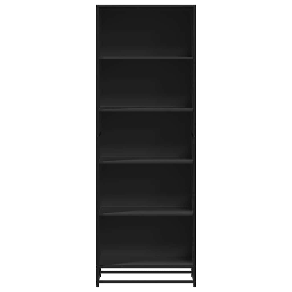 Bücherregal Schwarz 60x35x170,5 cm Holzwerkstoff