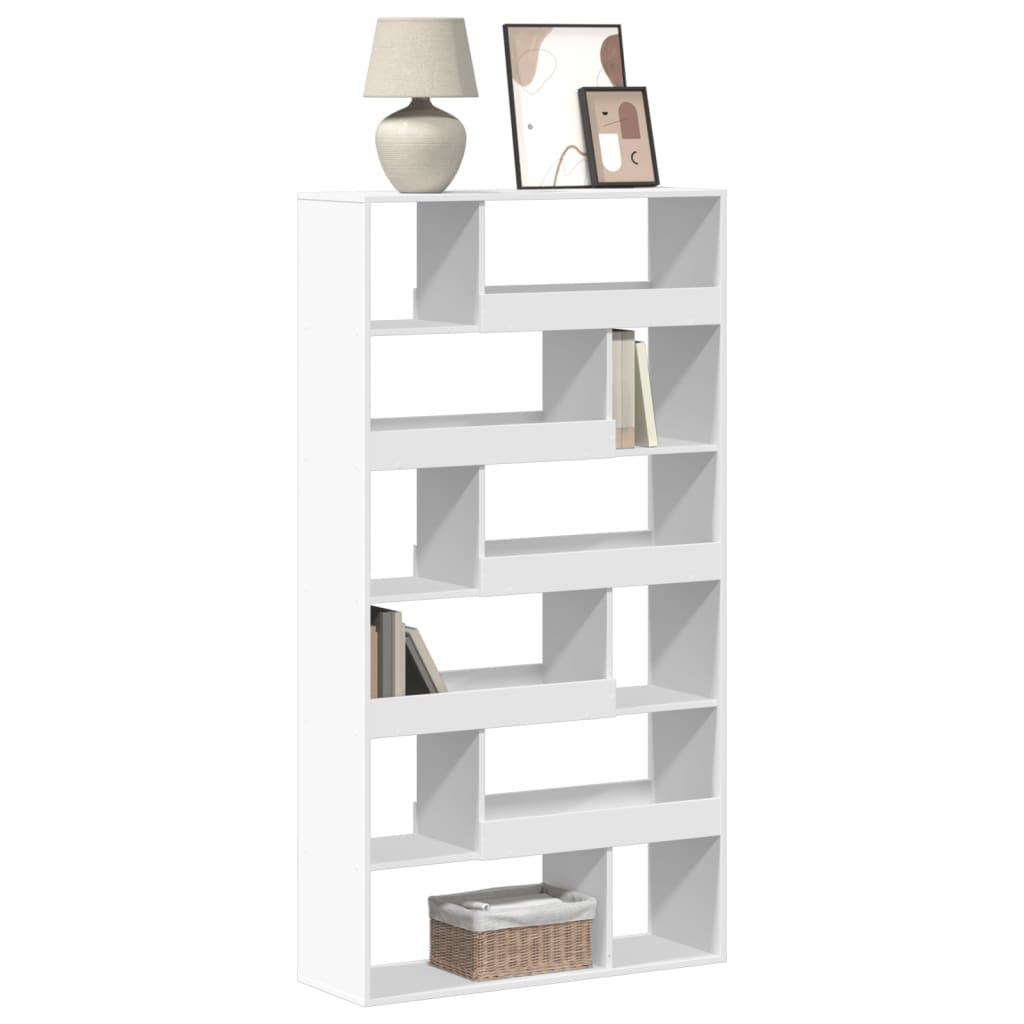 Bücherregal Weiß 100x33x187,5 cm Holzwerkstoff