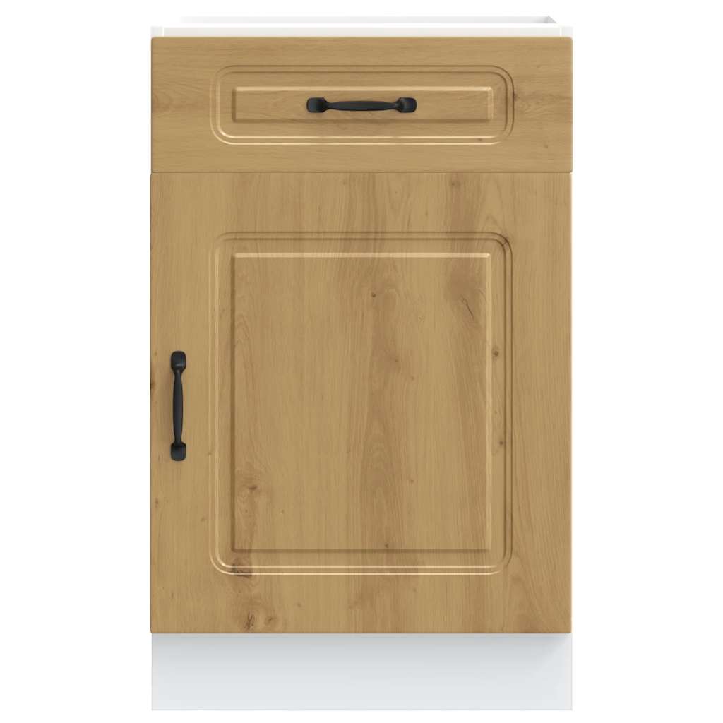 Küchenunterschrank Kalmar Artisan-Eiche Holzwerkstoff