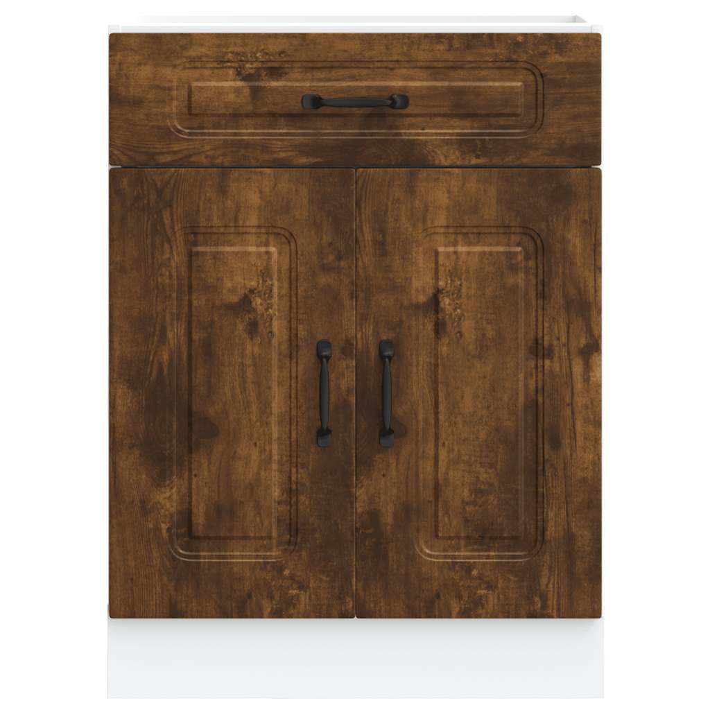 Küchenunterschrank Kalmar Räuchereiche Holzwerkstoff