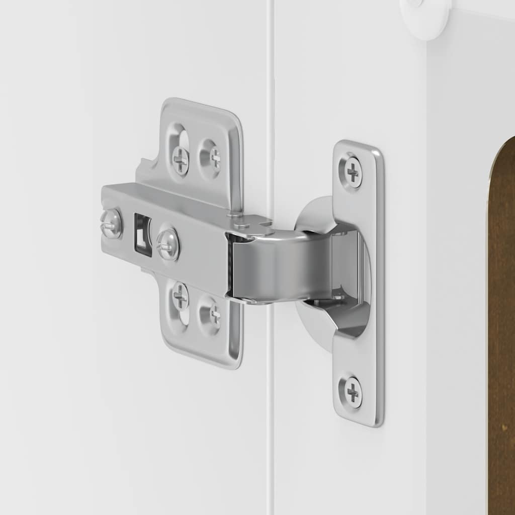 Küchen-Hängeschrank mit Glastür Kalmar Räuchereiche Holzwerkstoff
