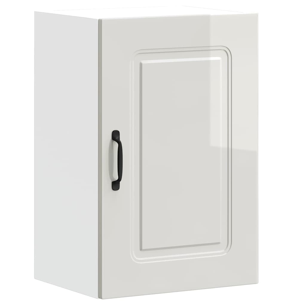 Küchen-Hängeschrank Kalmar Hochglanz-Weiß Holzwerkstoff