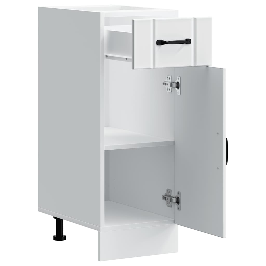 Küchen-Unterschrank Lucca Weiß Holzwerkstoff