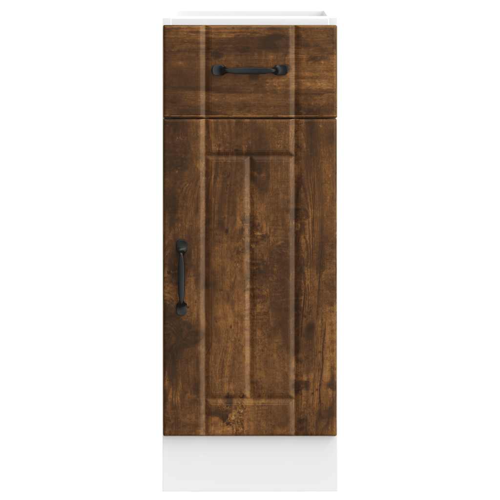 Küchen-Unterschrank Lucca Räuchereiche Holzwerkstoff