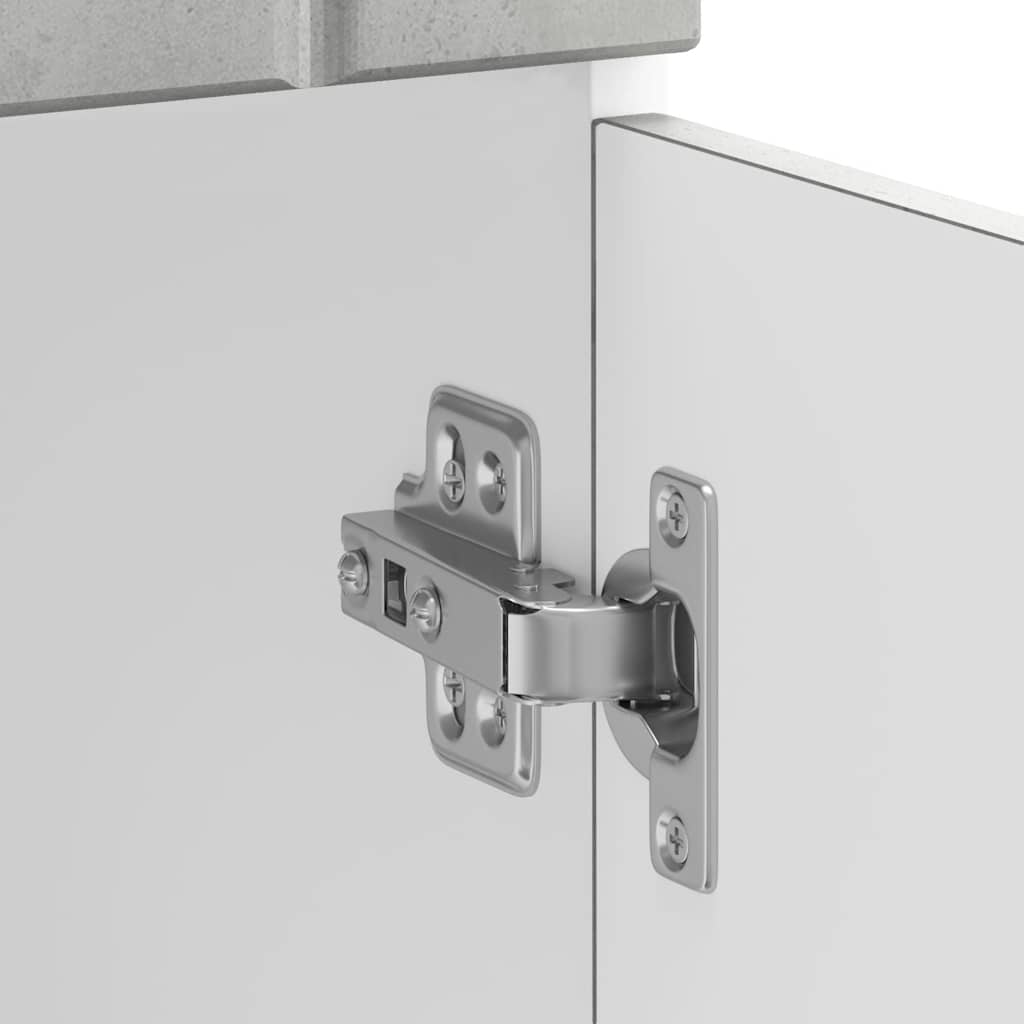Küchen-Unterschrank Lucca Betongrau Holzwerkstoff