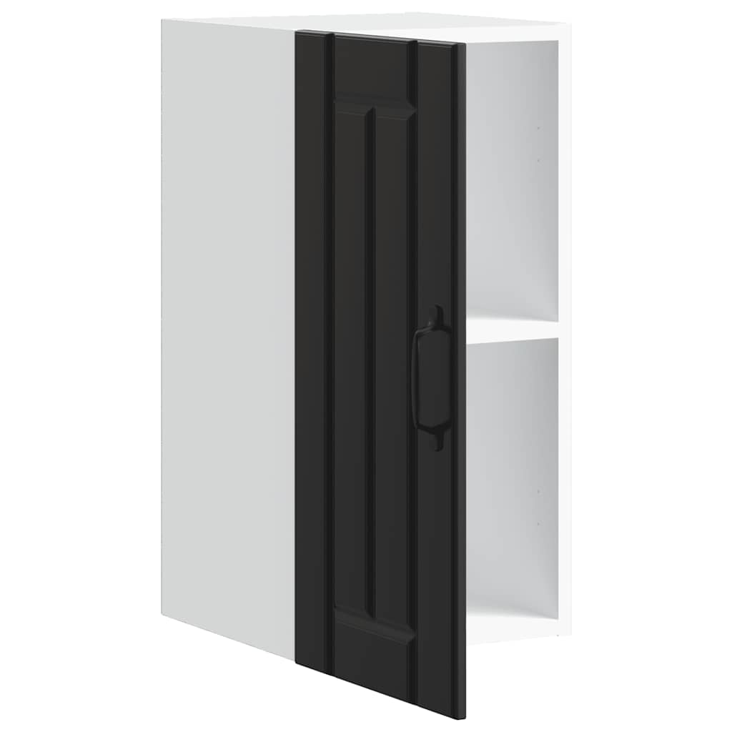 Küchen-Hängeschrank Lucca Schwarz Holzwerkstoff
