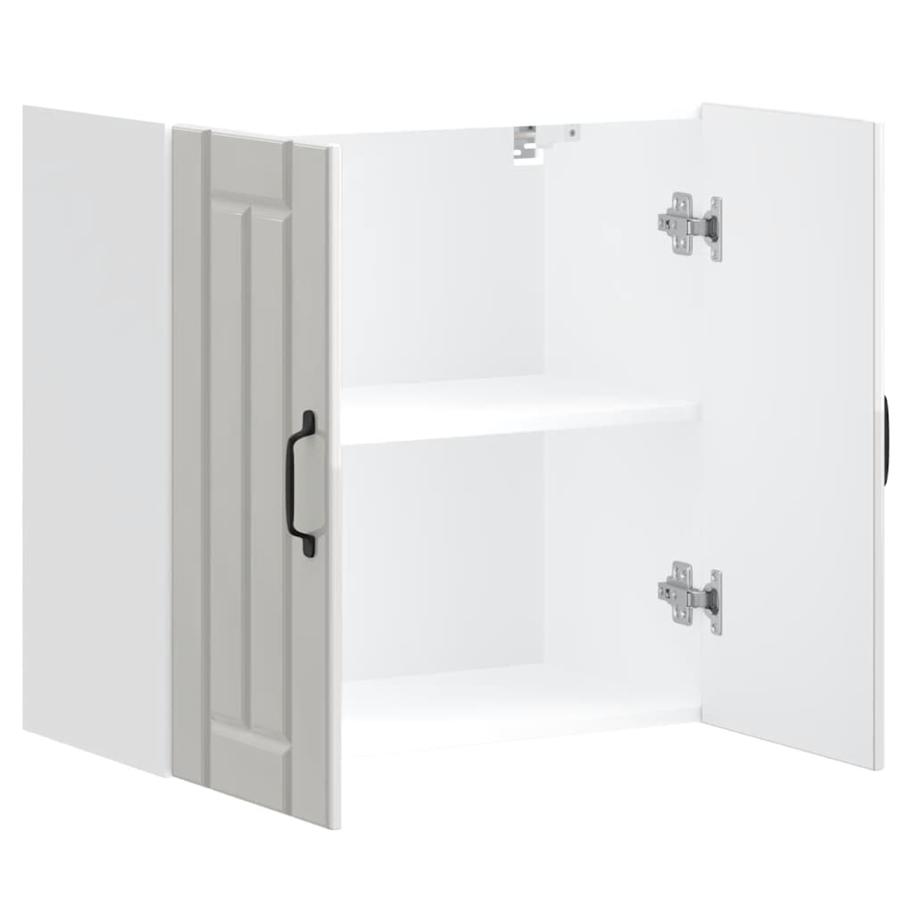 Küchen-Hängeschrank Lucca Hochglanz-Weiß Holzwerkstoff