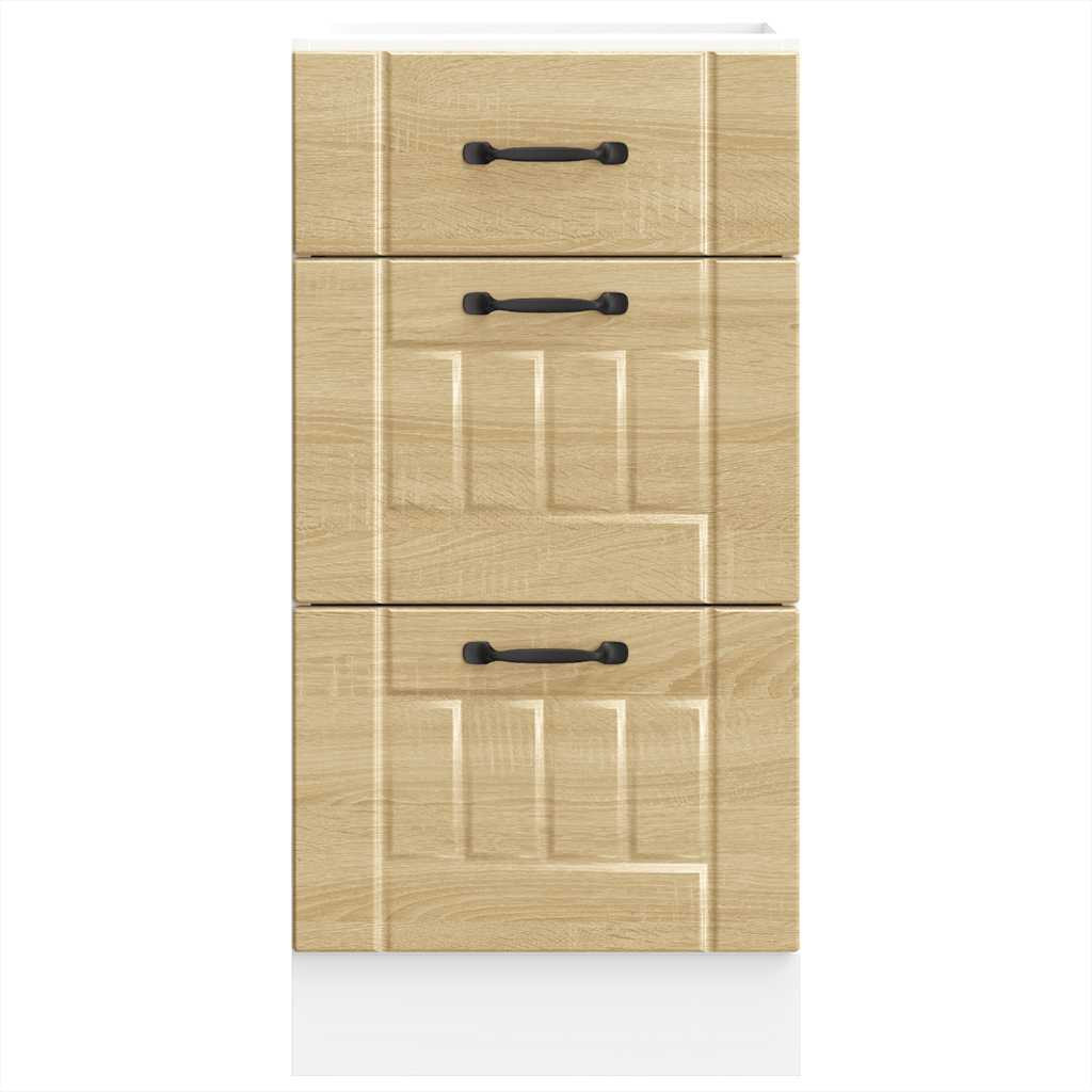 Küchen-Unterschrank Lucca Sonoma-Eiche Holzwerkstoff