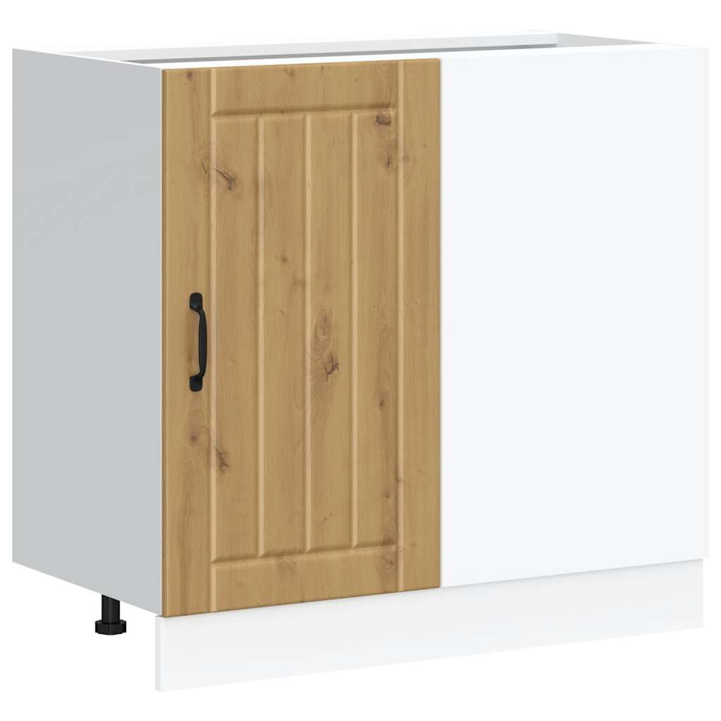 Küchenunterschrank Lucca Artisan-Eiche Holzwerkstoff