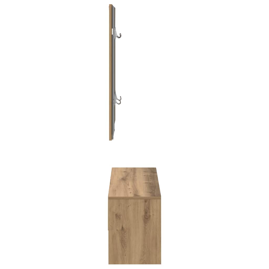 Garderoben-Set Artisan-Eiche Holzwerkstoff