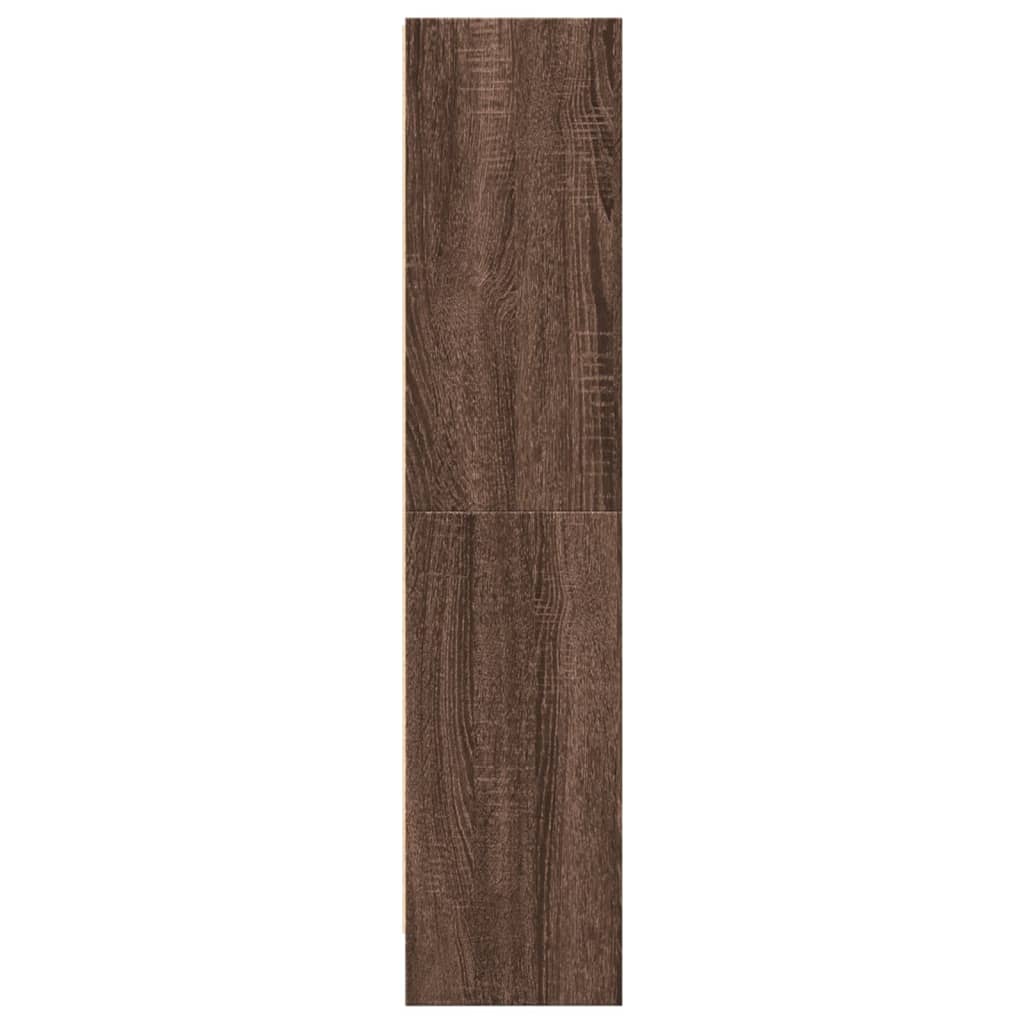 Bücherregal Braun Eichen-Optik 60x24x109 cm Holzwerkstoff