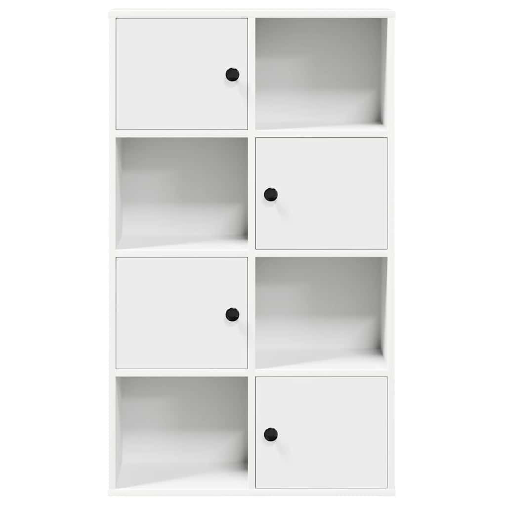 Bücherregal Weiß 60x24x101,5 cm Holzwerkstoff